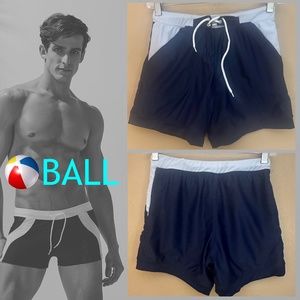 Ball Square Cut Swim Briefs 28-32" waist 4" inseam Gently worn Nylon / spandex